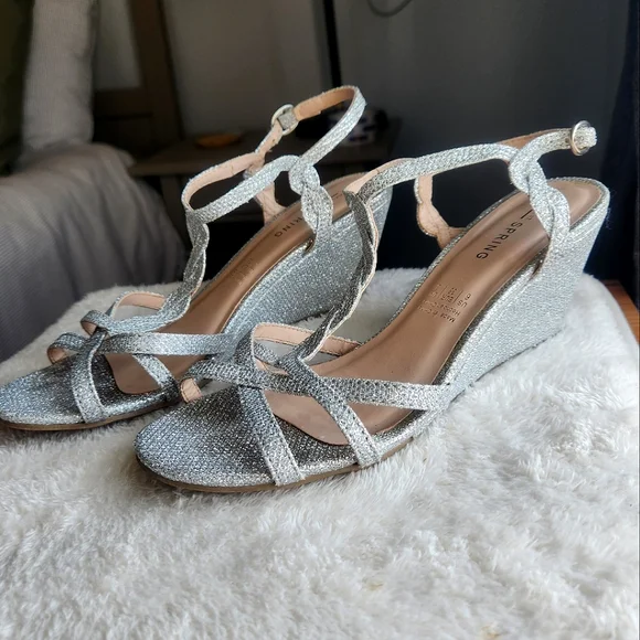 Call It Spring Sparkle Wedges - Picture 3 of 7